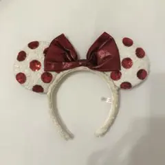 ディズニー ミニー カチューシャ 水玉