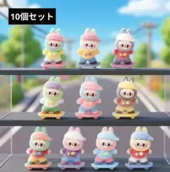 ラブブシールぬいぐるみストラップ 10点セット。（十色ぬいぐるみストラップ）