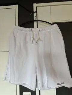 CELINE スウェットショートパンツ ホワイトのサムネイル