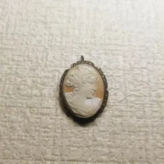 ヴィンテージ カメオ　ブローチ　ペンダントトップ