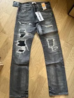 リーバイス　501 ダメージ加工　リペア