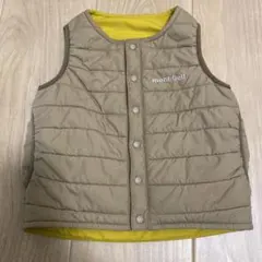 mont-bell ベージュ ダウンベスト 100cm