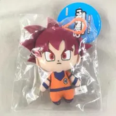 ドラゴンボール プラフックつきchibiぬいマスコット 超サイヤ人ゴッド孫悟空