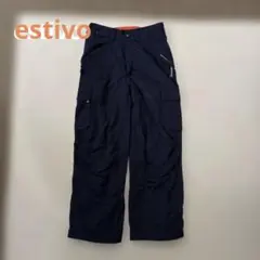 【美品】estivo スノーボードパンツ 紺色　Lサイズ