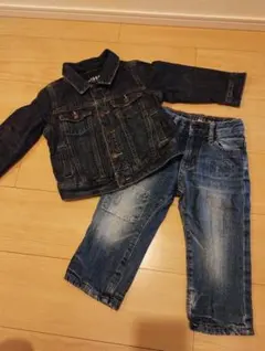 babyGap デニムジャケット 18-24ヶ月　セットアップ ヴィンテージ