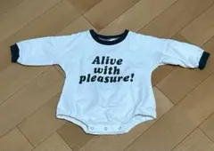 韓国　長袖ロンパース　80㎝　美品