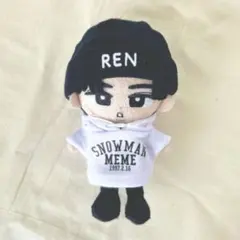 すのチル　チルぬい　服　カレッジパーカー　目黒蓮《SnowMan》白