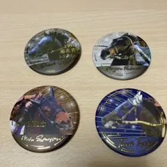 逃げ馬　缶バッジ