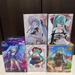 初音ミク プライズフィギュア5体セット