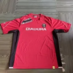 DIADORA ディアドラ プラクティスシャツ レッド Oサイズのサムネイル