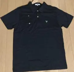Lyle & Scott ライルアンドスコット　黒のポロシャツ S
