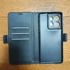 ブラック手帳型ケース Motorola edge 50s pro 50 pro