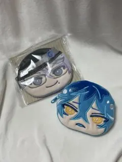 美品】ツイステ アズールアーシェングロット おまんじゅうクッション 