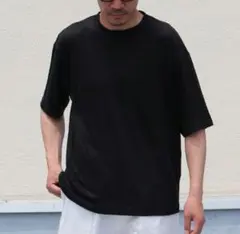 upscape audience プレミアリネン天竺 クルーネック Tシャツのサムネイル
