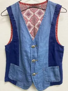 【未使用】Jean Nassaus/ジーンナッソーズ ダンガリーベスト