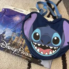 【新品未使用】WDWスティッチビッグフェイストートバッグ Disney（ディズニー） ハンドバッグ スティッチ/フェイスバッグ