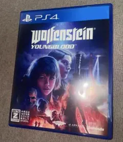 美品 PS4 ウルフェンシュタイン:ヤングブラッド 定形外発送270円予定