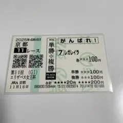 2026年最新】応援馬券の人気アイテム - メルカリ