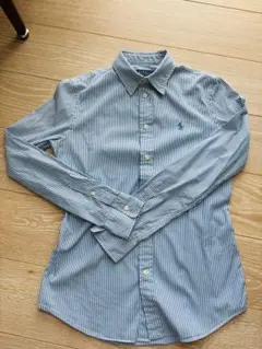 POLO ストライプ 長袖シャツ