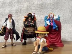 ワンピース フィギュア 4種セット シャンクス 黒ひげ バギー ルフィ