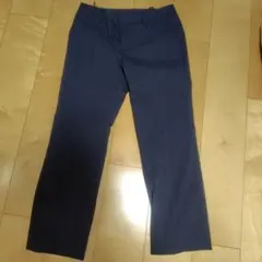 AOKI ウォッシャブルスーツ パンツスーツ ネイビー 紺 ストライプ