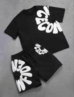 457〉GALFY セットアップ ガルフィー 半袖Tシャツ 短パン 緑 上下