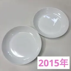 2015年 ヤマザキ 春のパンまつり 白いモーニングディッシュ2枚のサムネイル