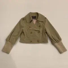 メゾピアノ 130 可愛いジャケット　コート　バラのボタン