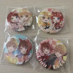 るぅりーぬキャラクター缶バッジ 4個セット