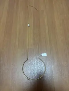 ゴールドネックレス パール付き