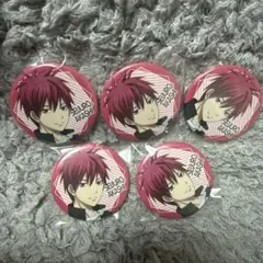黒子のバスケ キャラポップ 缶バッジ 赤司征十郎　5点セット