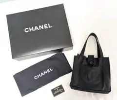 美品　CHANEL　レア物　シャネル　Bigココマーク　ナイロン　ミニトート