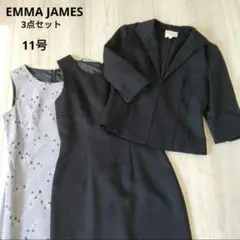 EMMAJAMES フォーマル セットアップ ワンピース ジャケット 七分袖 L