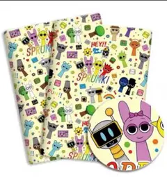 sprunki ハンドメイド　はぎれ　14