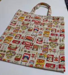 【不二家】キャラクター柄 手提げバッグ