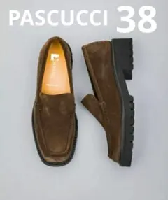 PASCUCCI×UR スエードボリュームローファー 38 箱無のサムネイル