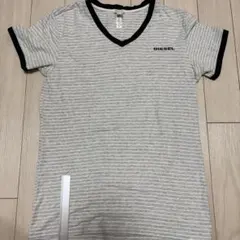 00s DIESEL ＶネックボーダーT