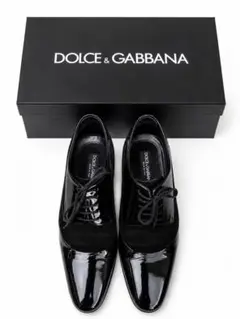 DOLCE&GABBANA パテントレザー ドレスシューズ イタリア製のサムネイル