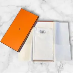 未使用級　エルメス HERMES 半袖Tシャツ 白 M イタリア製 箱・タグ付のサムネイル