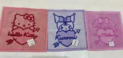 サンリオ　ハンドタオルセット　キティ　クロミ　マイメロ　新品