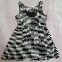 千鳥格子 ジャンパースカート