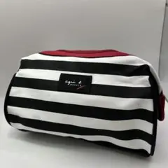アニエス・ベーBEAUTE ストライプポーチ