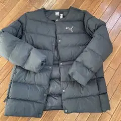 PUMA ブラック ノーカラージャケット