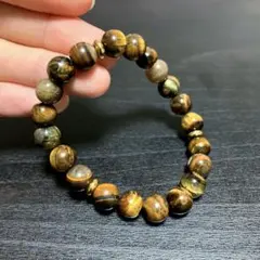 天然石ブレスレット:虎目石(タイガーアイ)