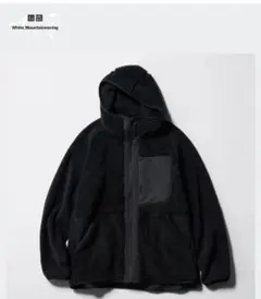 フリースフルジップパーカ　ユニクロ　ホワイトマウンテニアリング　Lサイ