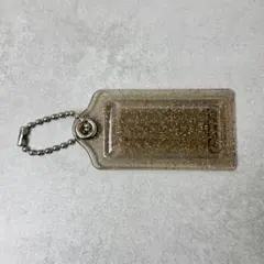 COACH POPPY hangtag charm Glitter CLEAR - メルカリ
