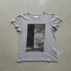 00s~ agnes b. grey photo tee グレー フォトtシャツ