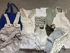 子供服　まとめ売り　14点　80サイズ　バースデイ　男の子　サロペット　コトリ