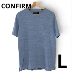CONFIRM 半袖ポケットTシャツ L サックスブルーのサムネイル