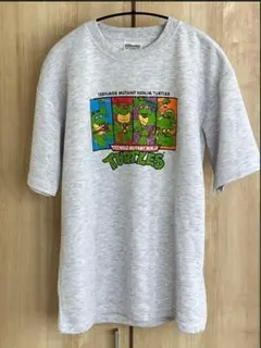 タートルズ キャラTシャツ M グレー メンズ レディース オーバーサイズ